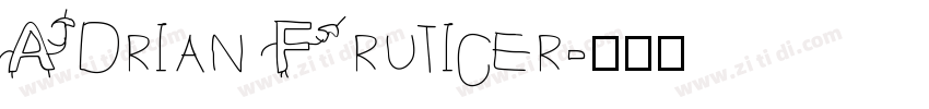 Adrian Frutiger字体转换